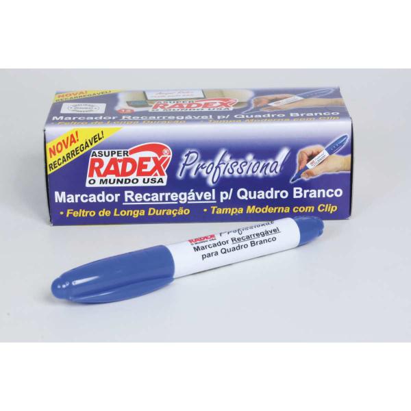 Pincel Quadro Branco Recarregavel AZUL - Radex Imagem de Pincel Quadro Branco Recarregavel AZUL
