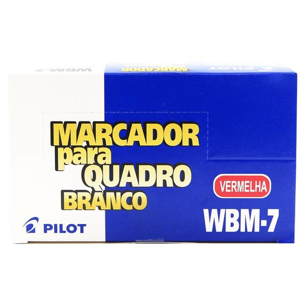 Imagem de Pincel Quadro Branco WBM-7 Recarregavel Vermelho