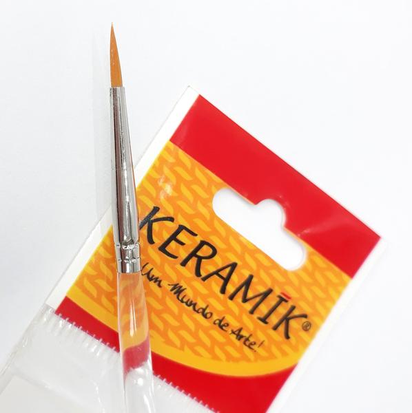 Pincel Redondo Linha Clear 310-0 Keramik Imagem de Pincel Redondo Linha Clear 310-0 Keramik