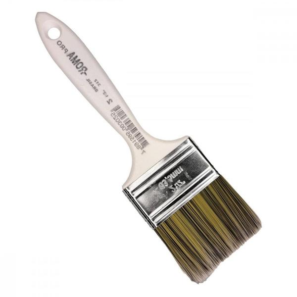 Imagem de Pincel Trincha Pintura Roma Profissional Sintetica 312   2.1/2'' - Kit C/12 Pecas