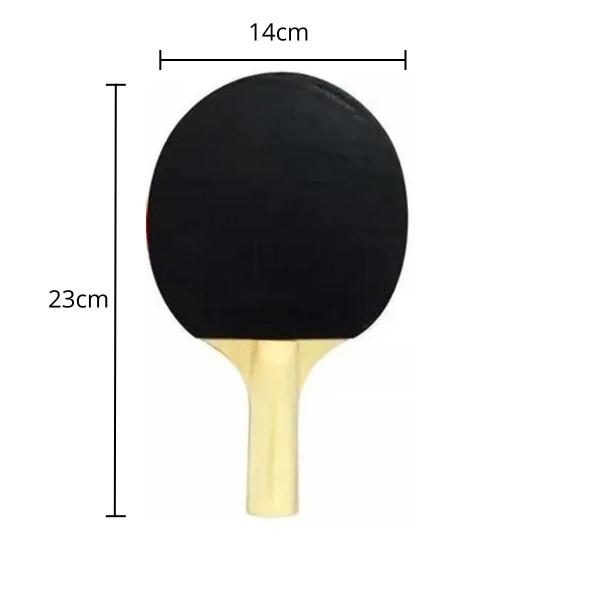 Imagem de Ping Pong Com 2 Raquetes 3 Bolas e Rede Suporte