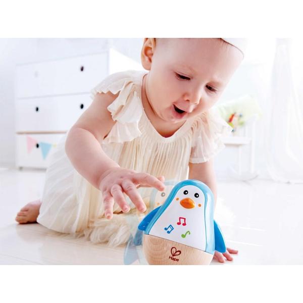 Imagem de Pinguim musical infantil  woobler  (joão bobo) - hape