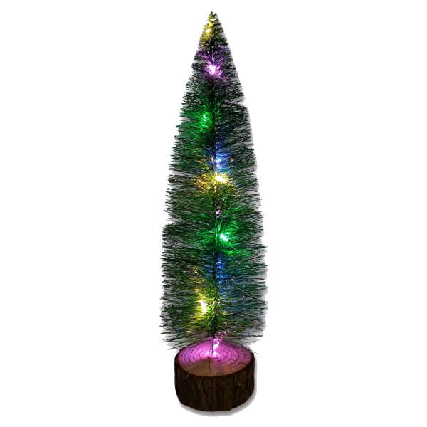 Imagem de Pinheiro de Natal Verde Com LED Pisca Pisca 31cm - 38175