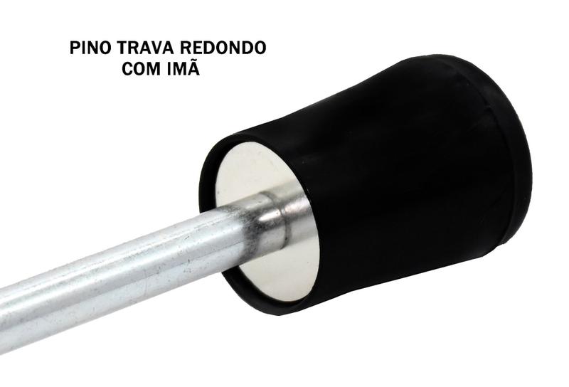 Imagem de Pino De Carga 130 Mm X 8mm C/ Imã- Trava Tijolinho