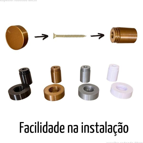 Imagem de Pino Pendurador Suporte Apoio De Parede Para Espelho Adnet