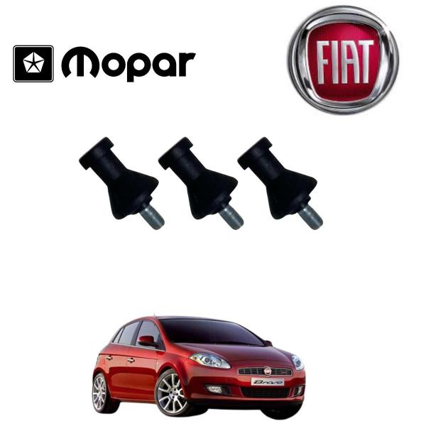 Imagem de Pinos de fixação do filtro de ar Bravo motor 1.8  2011 a  2017 2018 2019 3 unidades