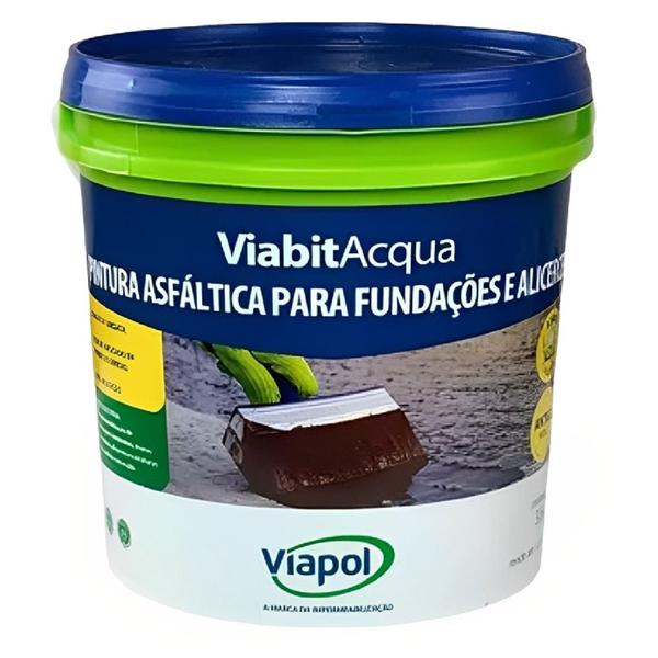 Imagem de Pintura Asfáltica Acqua Galão 3,6 Litros Viabit - V03114368 - VIAPOL