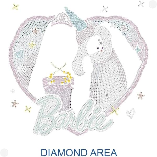 Imagem de Pintura com Diamantes Barbie Diamond Dotz Box I Believe 4000 Dotz F0163-2 - Fun Divirta-se