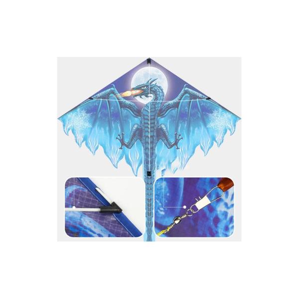 Pipa Poliéster 3d formato de Dragão! Diversão Garantida - Topmixshop Imagem de Pipa Poliéster 3d formato de Dragão! Diversão Garantida