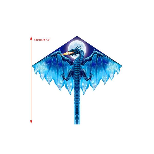 Imagem de Pipa Poliéster 3d formato de Dragão! Diversão Garantida