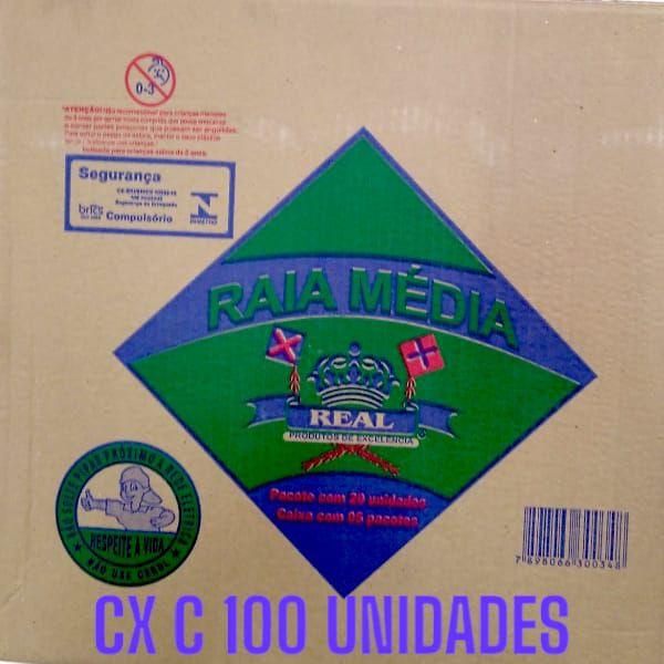Pipa Raia Média 39x39cm Caixa com 100 Unidades - Real Seda Imagem de Pipa Raia Média 39x39cm Caixa com 100 Unidades