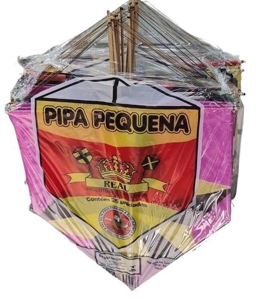 Pipas De Seda Pequenas Kit Com 50- Sortidas - Lynx produções Imagem de Pipas De Seda Pequenas Kit Com 50- Sortidas