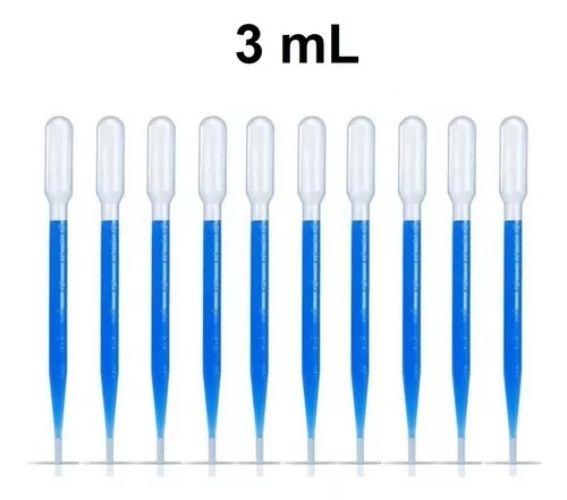 Imagem de Pipeta Pasteur Graduada 3ml - Pct c/ 500un