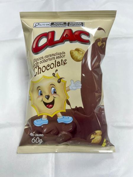 Imagem de PIPOCA CLAC CARAMELIZADA COM COBERTURA SABOR CHOCOLATE - 10x60g