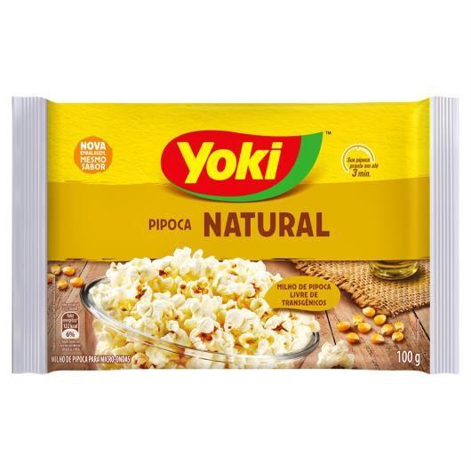 Imagem de Pipoca Para Microondas Sabor Natural Yoki 100g