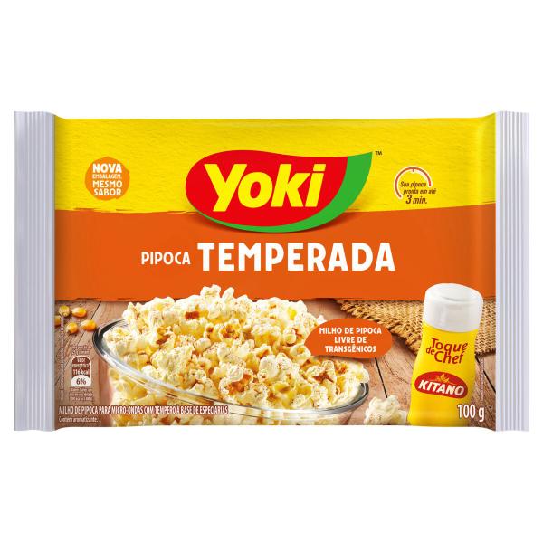 Imagem de Pipoca para Microondas Toque de Chefe YOKI 100g