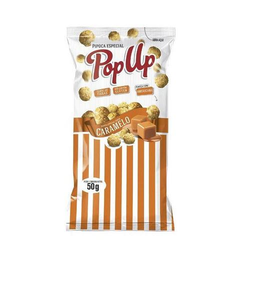 Pipoca Pop Up sabor Caramelo 50g Especial - Kit 5un - Mor Imagem de Pipoca Pop Up sabor Caramelo 50g Especial - Kit 5un