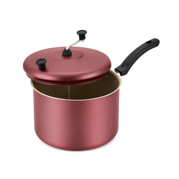 Pipoqueira Cereja Antiaderente Bege Aluminio Nacional 20cm - Alumínio Nacional Pipoqueira Cereja Antiaderente Bege Aluminio Nacional 20cm - Alumínio Nacional
