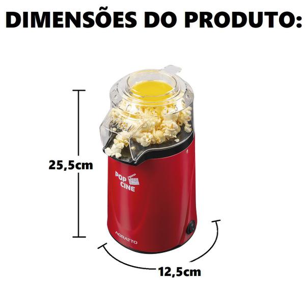 Imagem de Pipoqueira Elétrica Pop Cine 1200W 127V Agratto