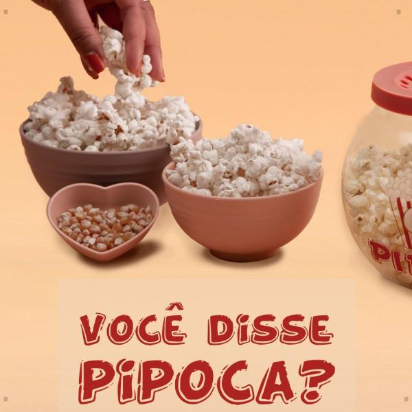 Imagem de Pipoqueira p/microondas vidro resistente  borossilicato 1,8L