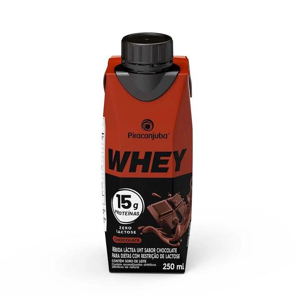 Imagem de Piracanjuba Bebida Whey Zero Lactose Chocolate 250ml