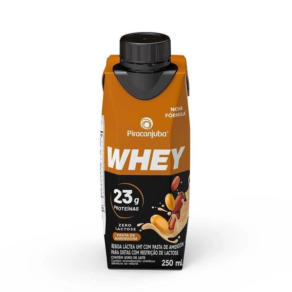 Imagem de Piracanjuba Whey Sabor Pasta de Amendoim 250ml