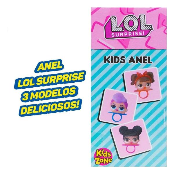 Pirulito Anel Lol Surprise Kids Zone 3 Unidades Imagem de Pirulito Anel Lol Surprise Kids Zone 3 Unidades