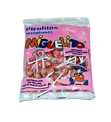 Imagem de Pirulito Bola Iogurte 300g Miguelito