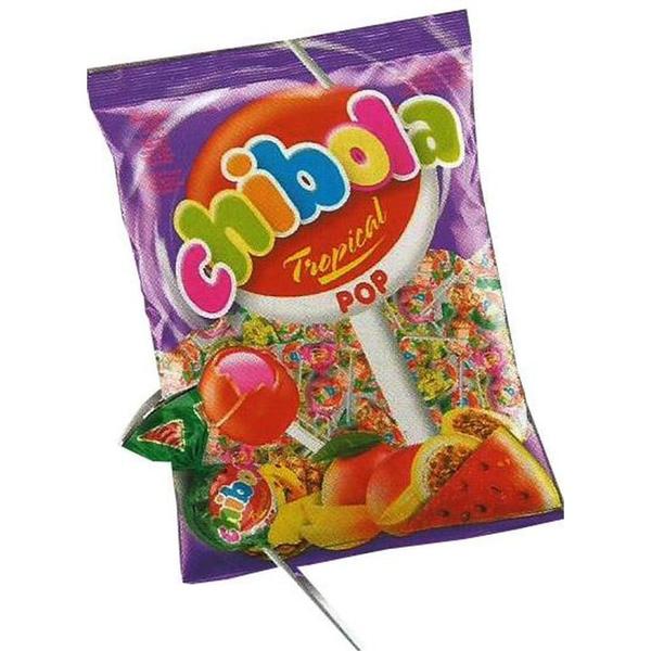 Imagem de Pirulito Bub Lolies Chiclete Sortido - Pacote  600G