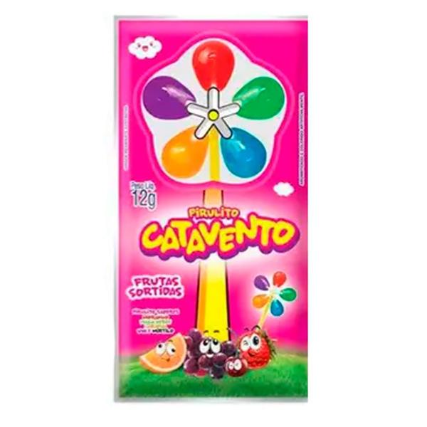Pirulito Catavento Frutas Sabores Sortidos 12g com 1 Unidade Imagem de Pirulito Catavento Frutas Sabores Sortidos 12g com 1 Unidade