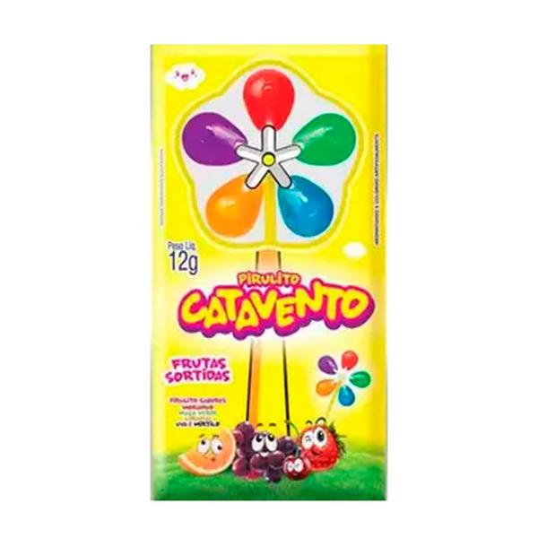 Pirulito Catavento Frutas Sabores Sortidos 12g com 1 Unidade Imagem de Pirulito Catavento Frutas Sabores Sortidos 12g com 1 Unidade