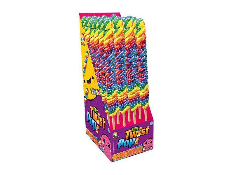 Pirulito Colorido Kids Twist Pop - Kids Zone Imagem de Pirulito Colorido Kids Twist Pop
