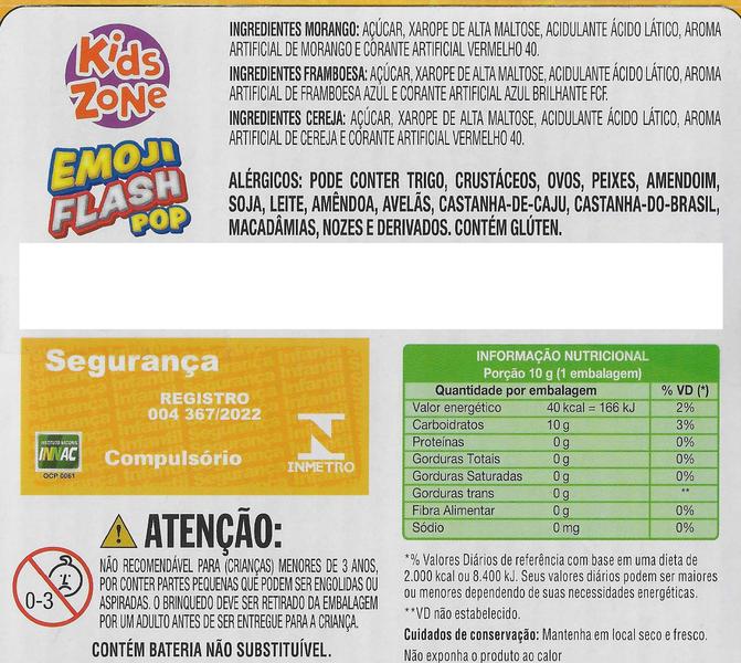 Pirulito Com Luz Emoji Flash Kit 6 Unidades - Kids Zone Imagem de Pirulito Com Luz Emoji Flash Kit 6 Unidades