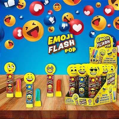 Imagem de Pirulito Com Luz Kids Emoji Flash Pop Display Com 12