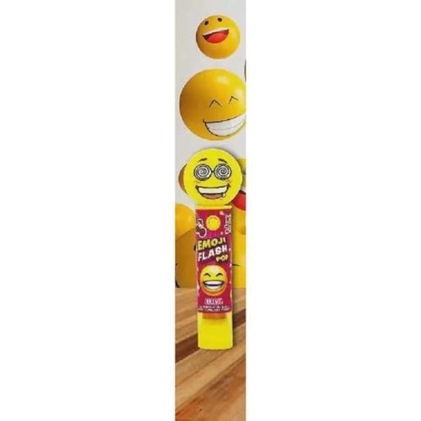 Imagem de Pirulito Com Luz Kids Emoji Flash Pop Kit 3 Unidades