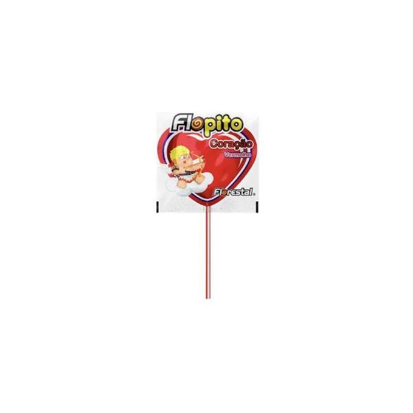 Pirulito Coração G Vermelho Florestal - Pacote 500G Imagem de Pirulito Coração G Vermelho Florestal - Pacote 500G