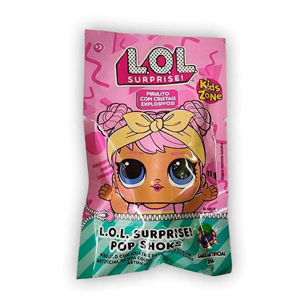 Pirulito Kids Lol Surprise Pop Shoks Kit com 3 Unidades - Kids Zone Imagem de Pirulito Kids Lol Surprise Pop Shoks Kit com 3 Unidades