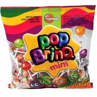 Imagem de Pirulito Pop Brinq Mini Frutas Sortidas 300g - Toffano