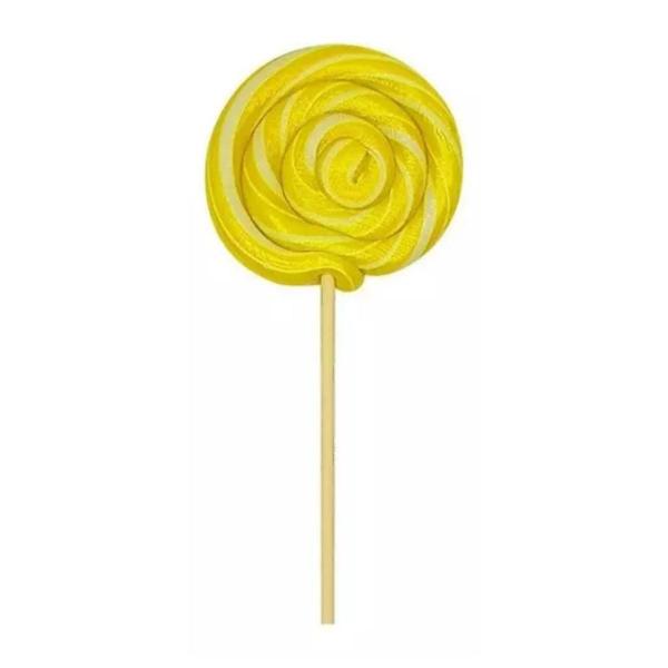 Pirulito psicodélico amarelo e branco pacote 50 un martinha Imagem de Pirulito psicodélico amarelo e branco pacote 50 un martinha