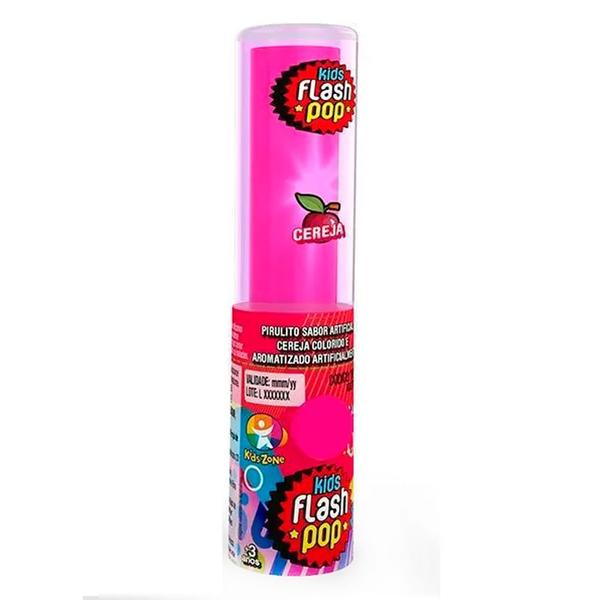 Imagem de Pirulito Que Acende Kids Zone Flash Pop Mini Sabores Sortidos 17g