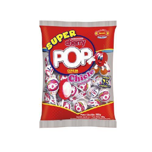 Pirulito Super Cherry Cereja 750G - SIMAS INDUSTRIAL Imagem de Pirulito Super Cherry Cereja 750G