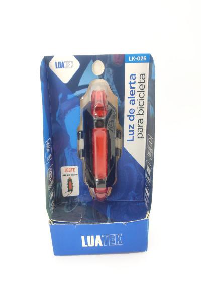 Imagem de Pisca Alerta Bike Sinalizador Sinaleira Luz Traseira Led Vermelho Usb todo Brasil Top Melhor