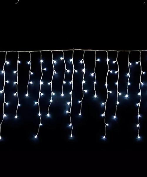 Imagem de Pisca Cascata Azul 288 Lâmpadas Leds 8 Funções 4 Metros 220v