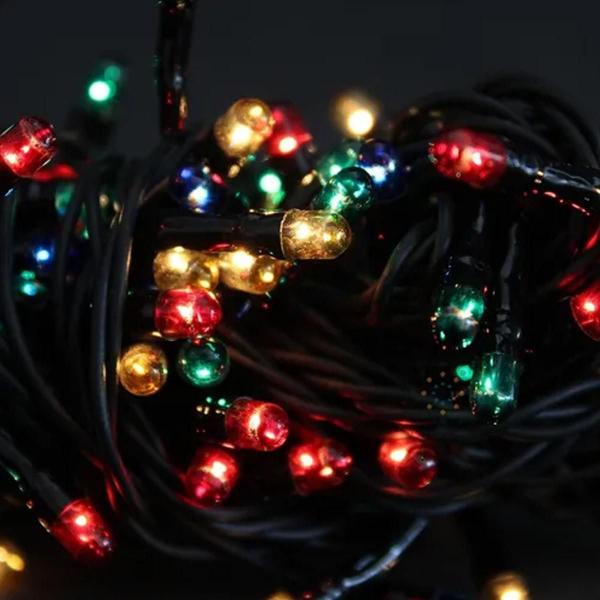 Imagem de Pisca Luz De Natal Led Colorido 100L 8F 10M 127V 4,2M