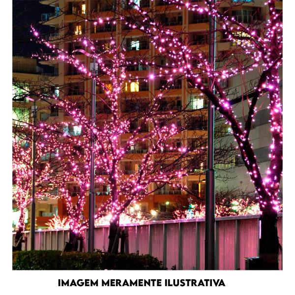 Pisca Pisca 100 Lâmpadas Azul 220v 8,5m Decoração Natal - Fuxing Imagem de Pisca Pisca 100 Lâmpadas Azul 220v 8,5m Decoração Natal