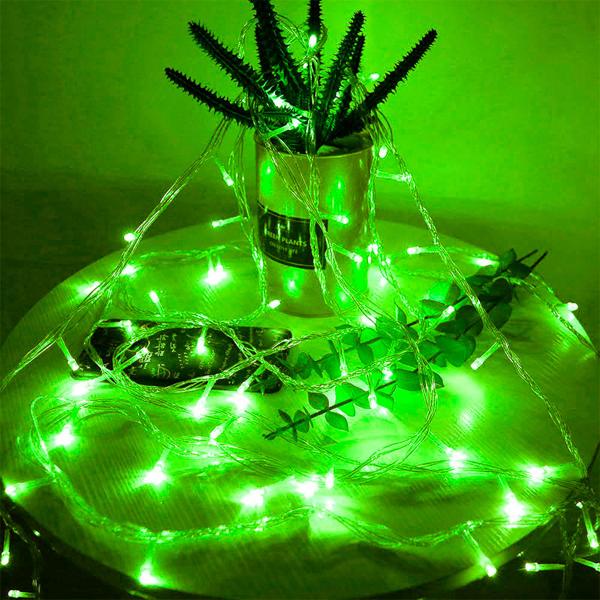 Pisca Pisca 100 Lâmpadas Verde 220v 8,5m Decoração Natal - Fuxing Imagem de Pisca Pisca 100 Lâmpadas Verde 220v 8,5m Decoração Natal