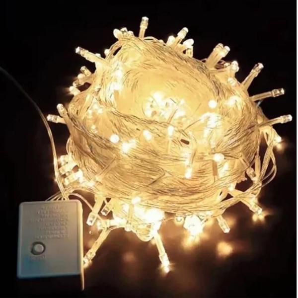 Imagem de Pisca Pisca  100 Leds Branco Frio 9 Metros NT21110 Natal Kasa