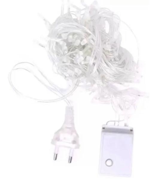 Pisca Pisca 100 Leds Fio Transparente 8 Funções Natal 127v REF 15100 - Global Imagem de Pisca Pisca 100 Leds Fio Transparente 8 Funções Natal 127v REF 15100