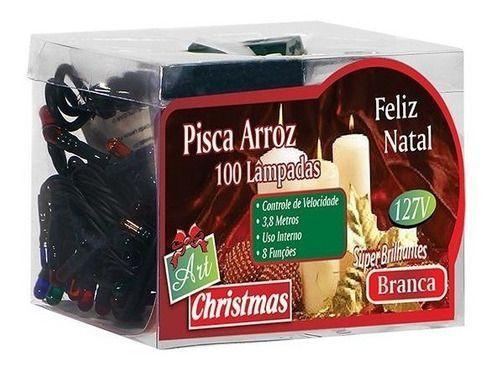 Pisca Pisca Arroz Branco 100 Luzes Led 220v Brilhantes Zein Imagem de Pisca Pisca Arroz Branco 100 Luzes Led 220v Brilhantes Zein