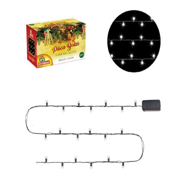 Imagem de Pisca Pisca Bolas Branco 30 Leds 5M 127V - Capricho